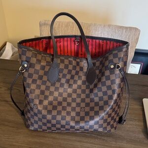 Black and Red Tote Bag